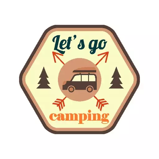 برچسب بدنه خودرو  طرح camping کد st0103