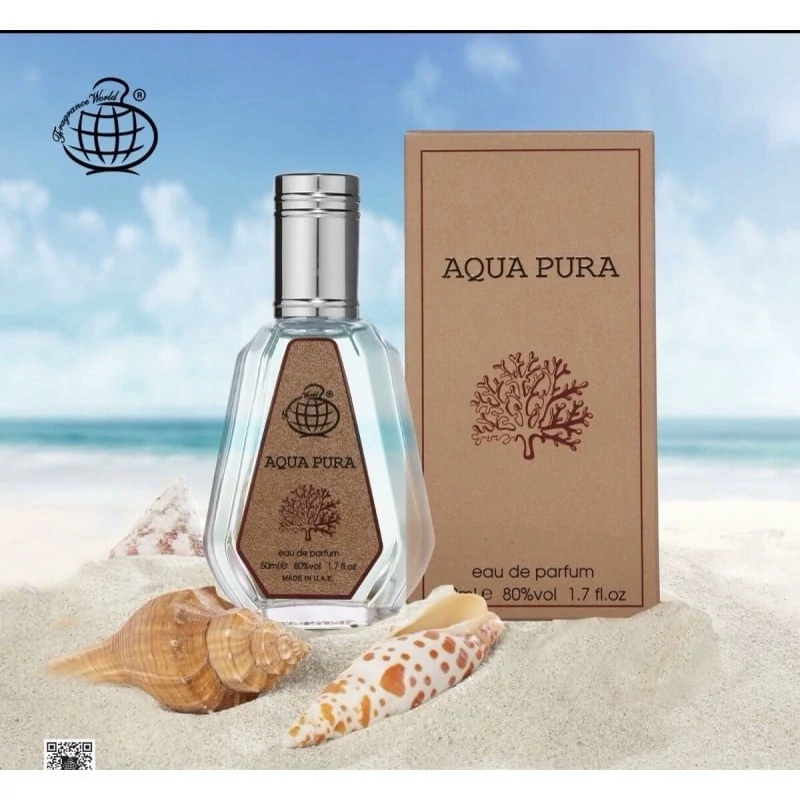ادوپرفیوم طرح مگاماره 50 میل آکوا پورا شرکت فرگرنس وورد-50ml Aqua pura