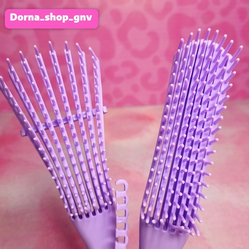 برس فلکسی اختاپوسی و گره بازکن موی فر قابل تنظیم