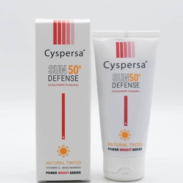 کرم ضد آفتاب رنگی روشن کننده سیسپرسا با SPF50 حجم 50 میلی لیتر (پس کرایه)