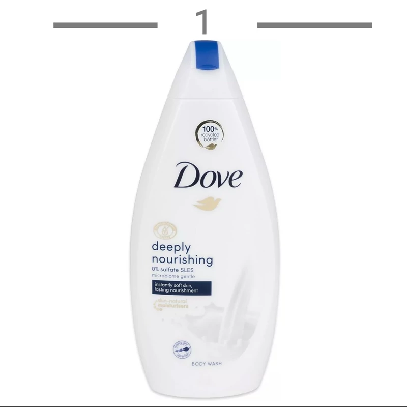 شامپو بدن داو Deeply Nourishing بدون سولفات 500 میل