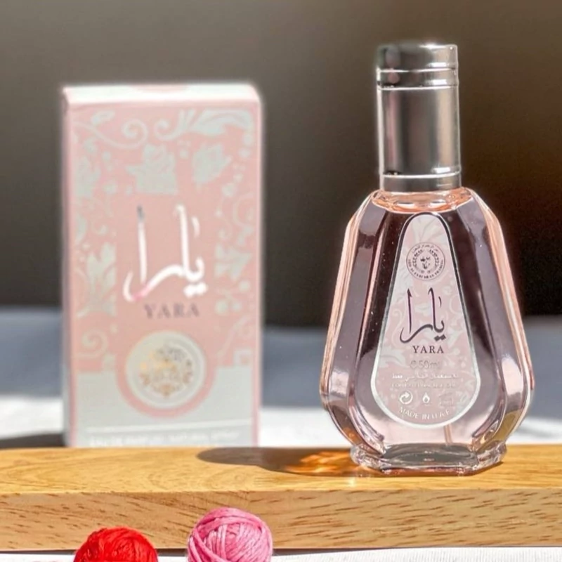 عطر ادکلن یارا صورتی برند ارض الزعفران 50 میل