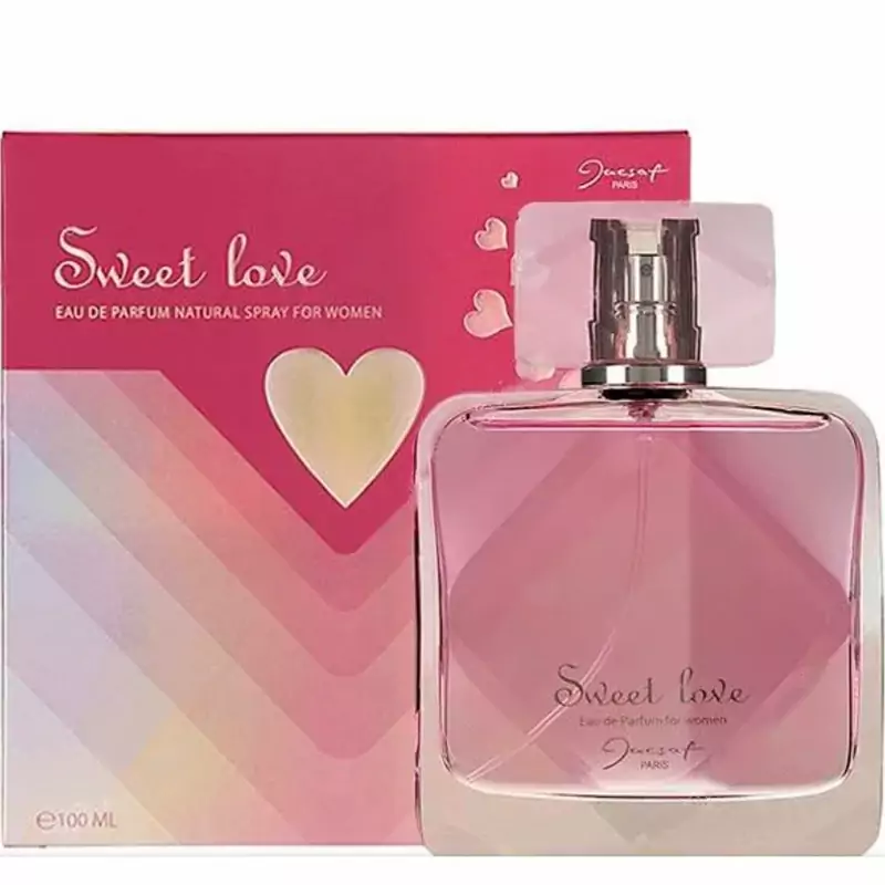 ادوپرفیوم زنانه ژک ساف مدل سوییت لاو 100 میلی لیتری | Jacsaf Sweet Love Eau De Parfum For Women 100 Ml