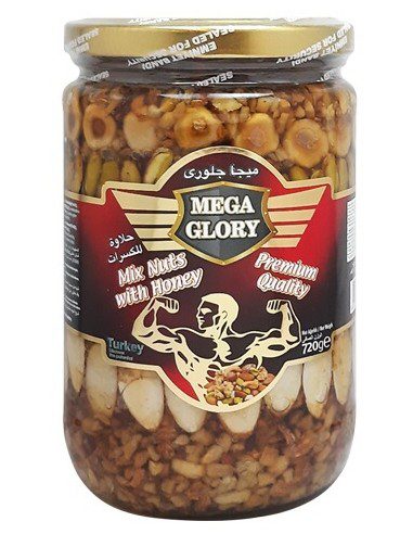 معجون هفت مغز و عسل مگا گلوری 720 گرم