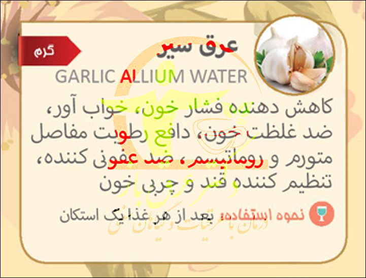 عرق سیر