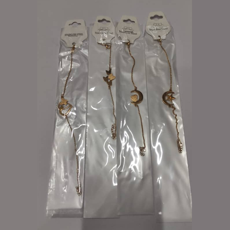 دستبند دخترانه ست قلب و ماه و ستاره (پس کرایه)