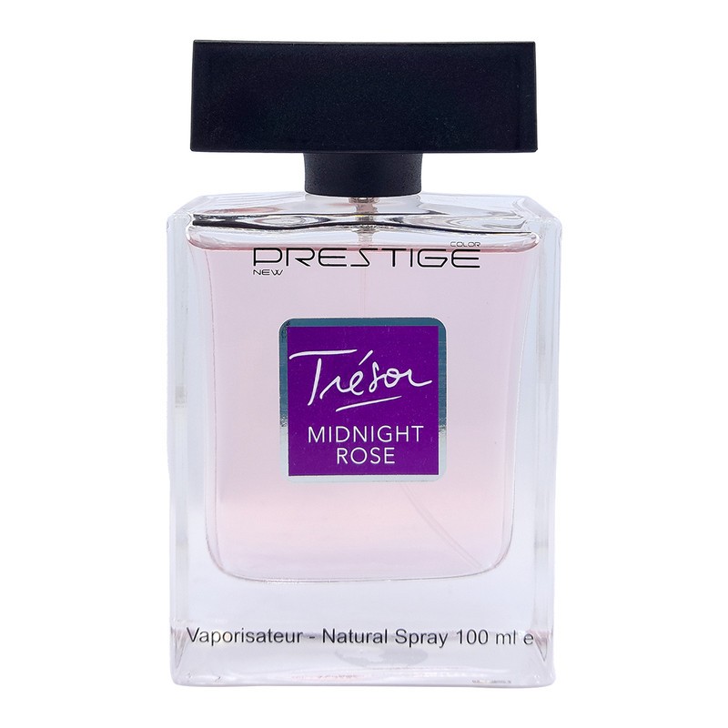 ادوپرفیوم نیو پرستیژ کالر مدل Lancome Tresor Midnight Rose حجم 100 میلی‌لیتر