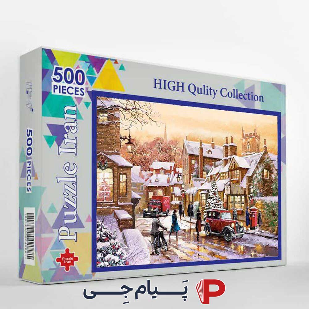 پازل 500 تکه منظره برفی
