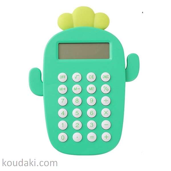 ماشین حساب فانتزی طرح کاکتوس