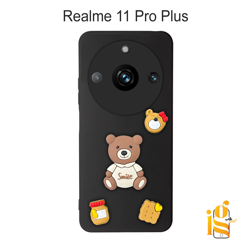 قاب دخترانه خرس پاستیلی برای گوشی ریلمی Realme 11 Pro Plus