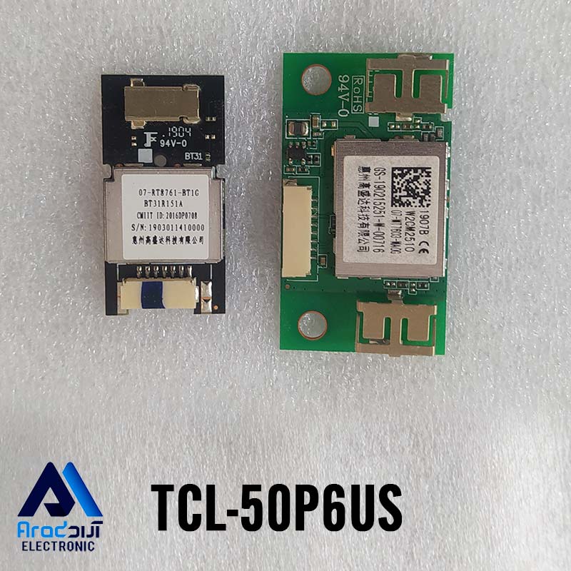 ماژول وای فای و بلوتوث تلویزیون  TCL مدل 50P6US