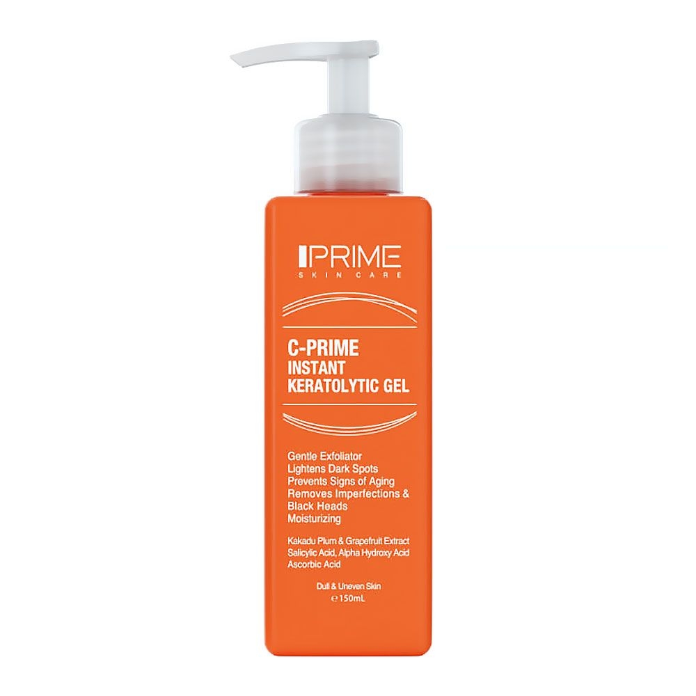 ژل لایه بردار فوری و روشن کننده ویتامین C پرایم مدل C-Prime حجم 150 میلی لیتر