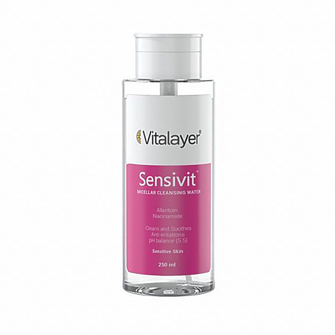 محلول پاک کننده آرایش ویتالیر مدل Sensivit حجم 250 میلی لیتر