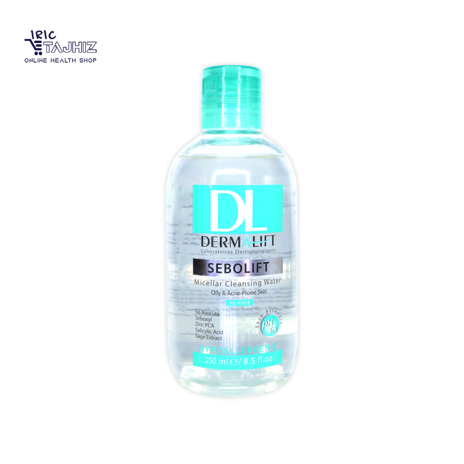 محلول میسلار واتر پوست چرب و جوش دار سبولیفت درمالیفت DERMALIFT
