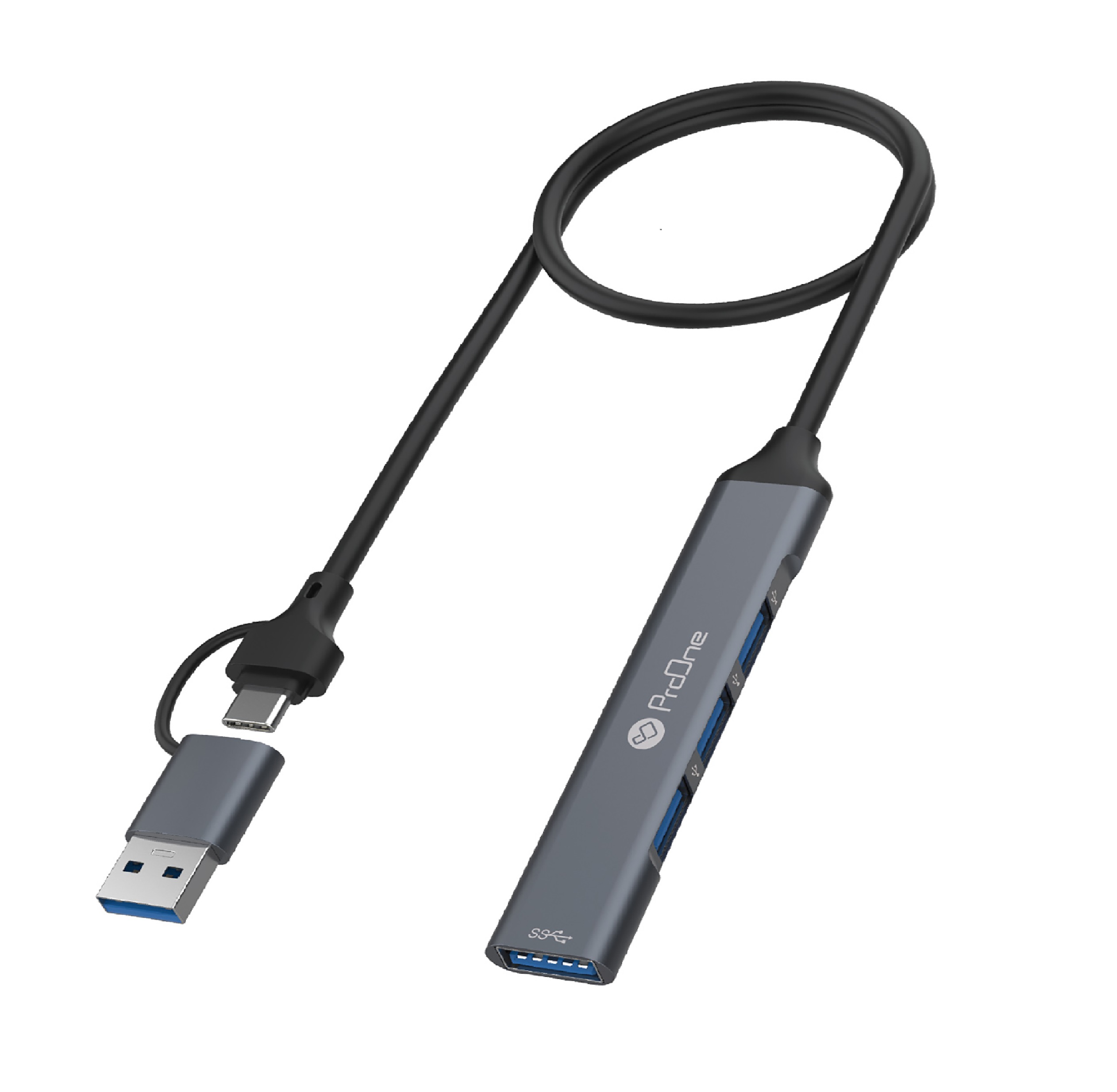 هاب 4 پورت USB-C پرووان مدل PHU590