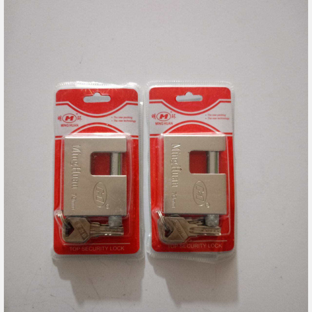 قفل کتابی فولادی ming Huan سایز 70 عمده 18 عددی