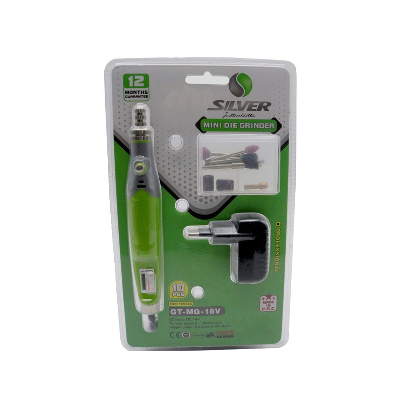 فرز انگشتی سیلور مدل YP-GT-MG-18V-10PCS مجموعه 10 عددی