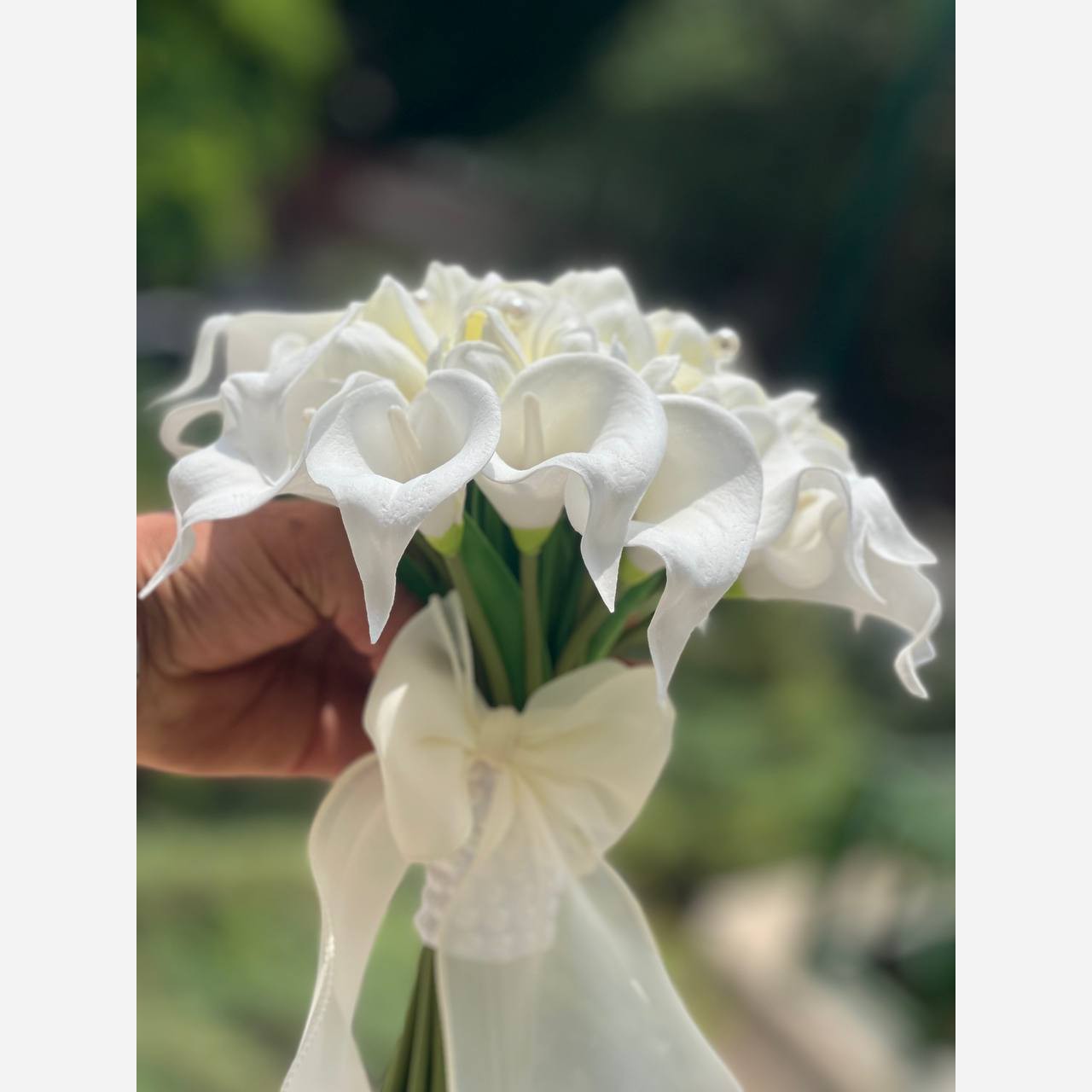 دسته گل لاله و شیپوری لمسی