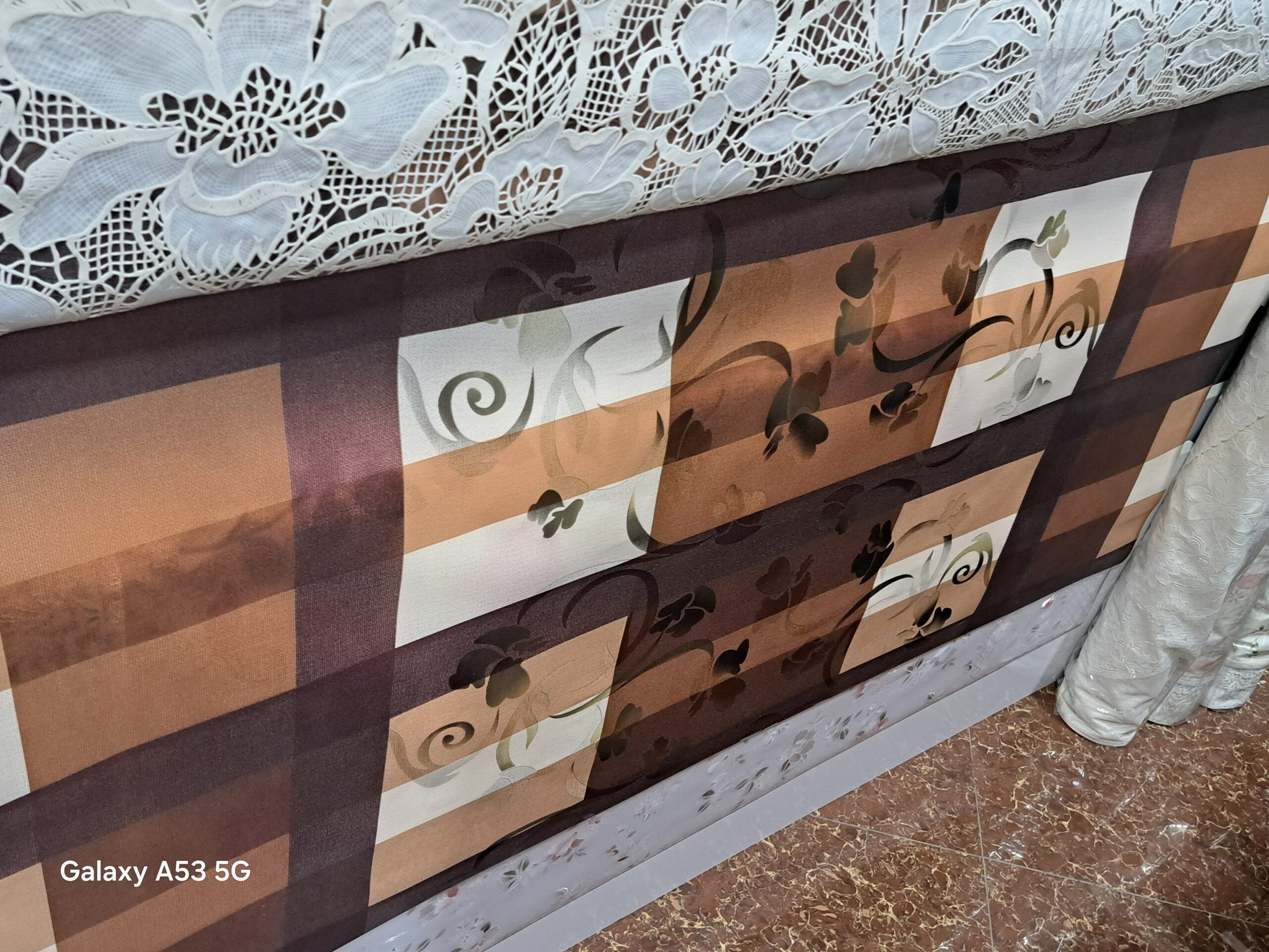سفره ابریشم کریستال ژاپن متری نسوز ضد لک عرض 140