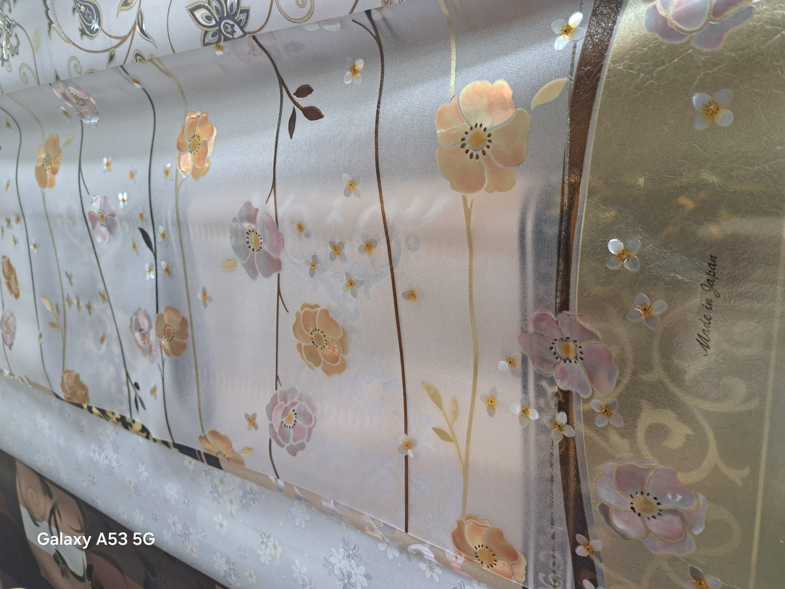 سفره کریستال ابریشم نسوز متری ژاپن - عرض 140