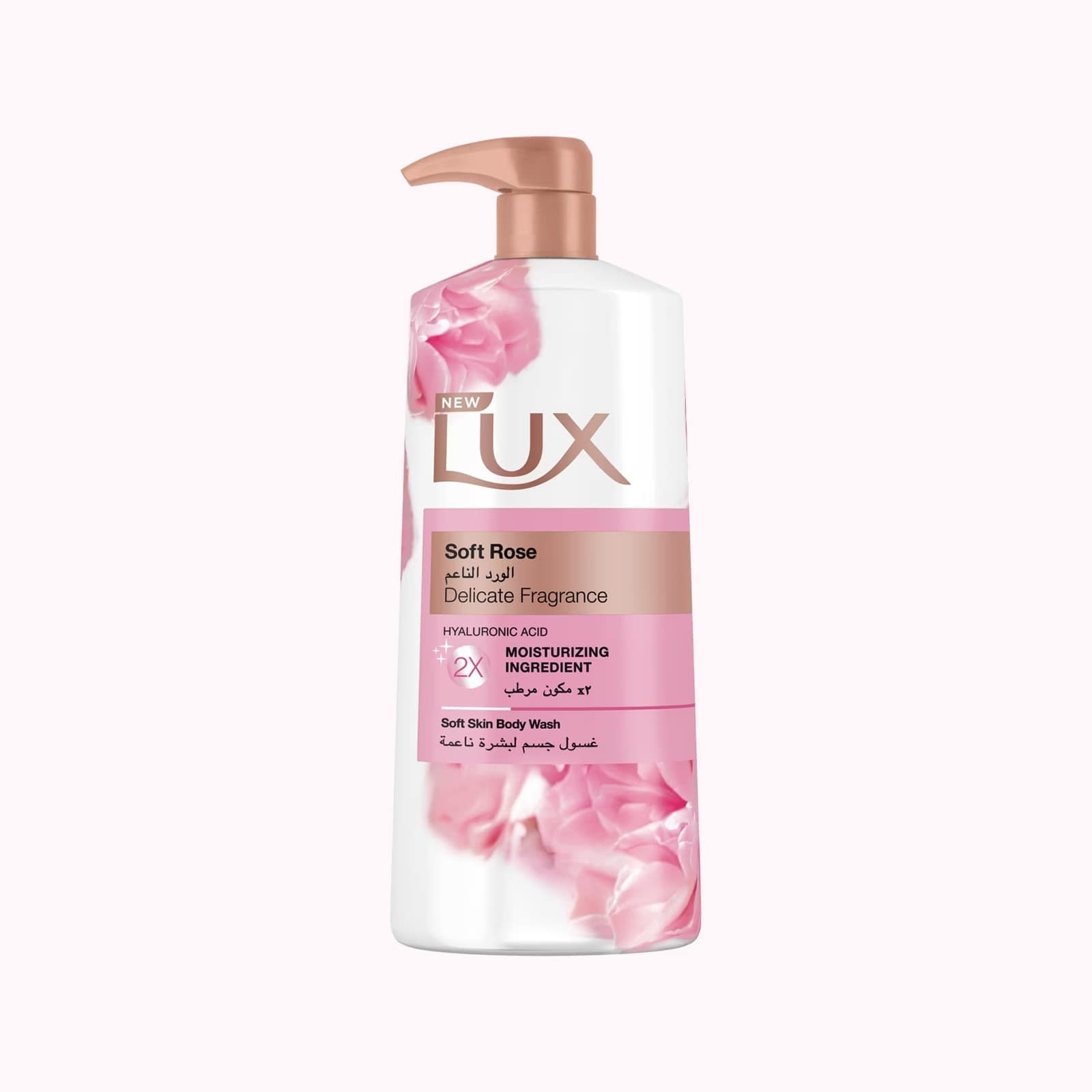 شامپو بدن لوکس وارداتی رایحه گل رز Lux Soft Rose حجم 900میل ( اصلی ) (پس کرایه)