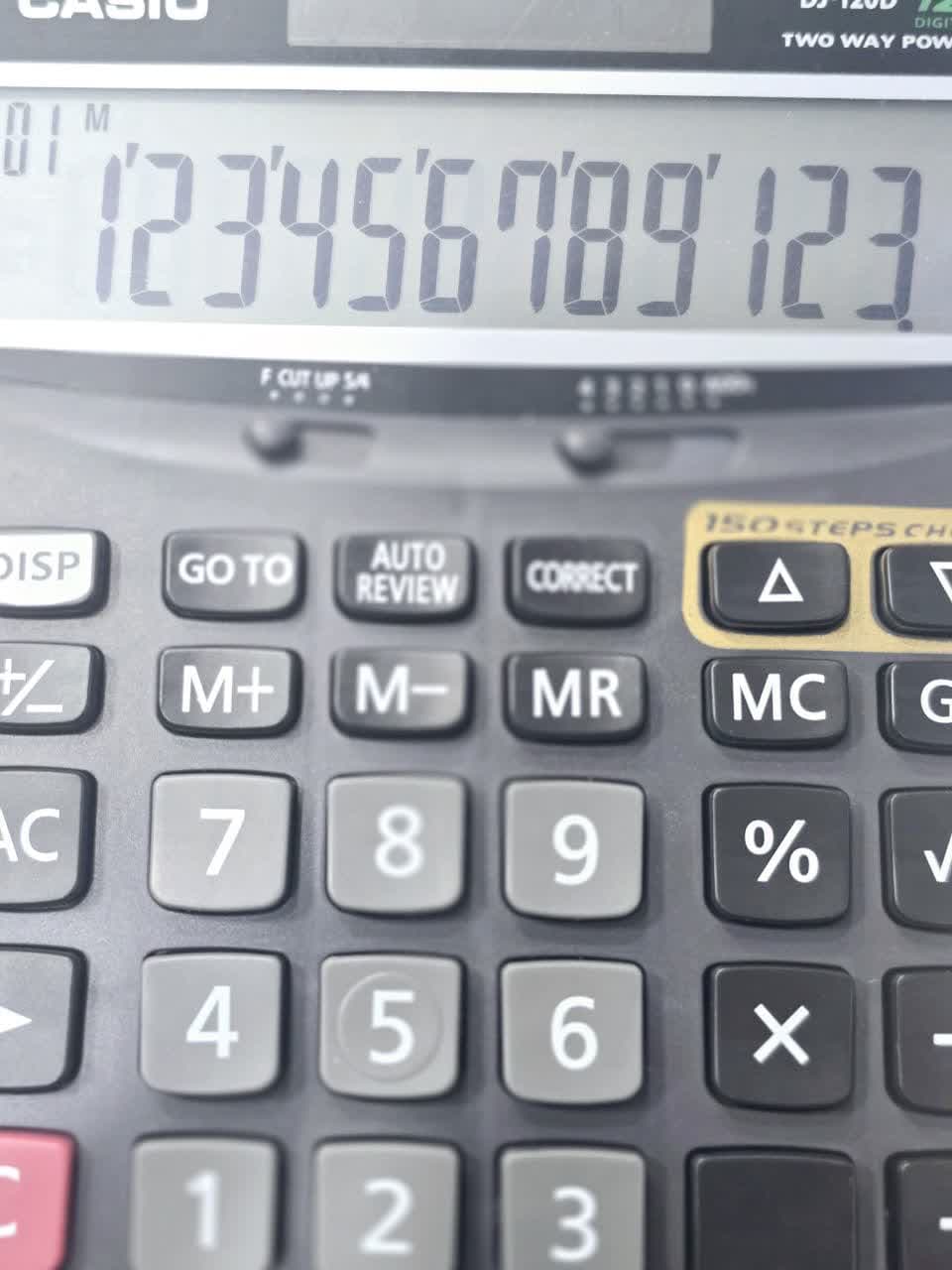 ماشین حساب کاسیو DJ-120-D