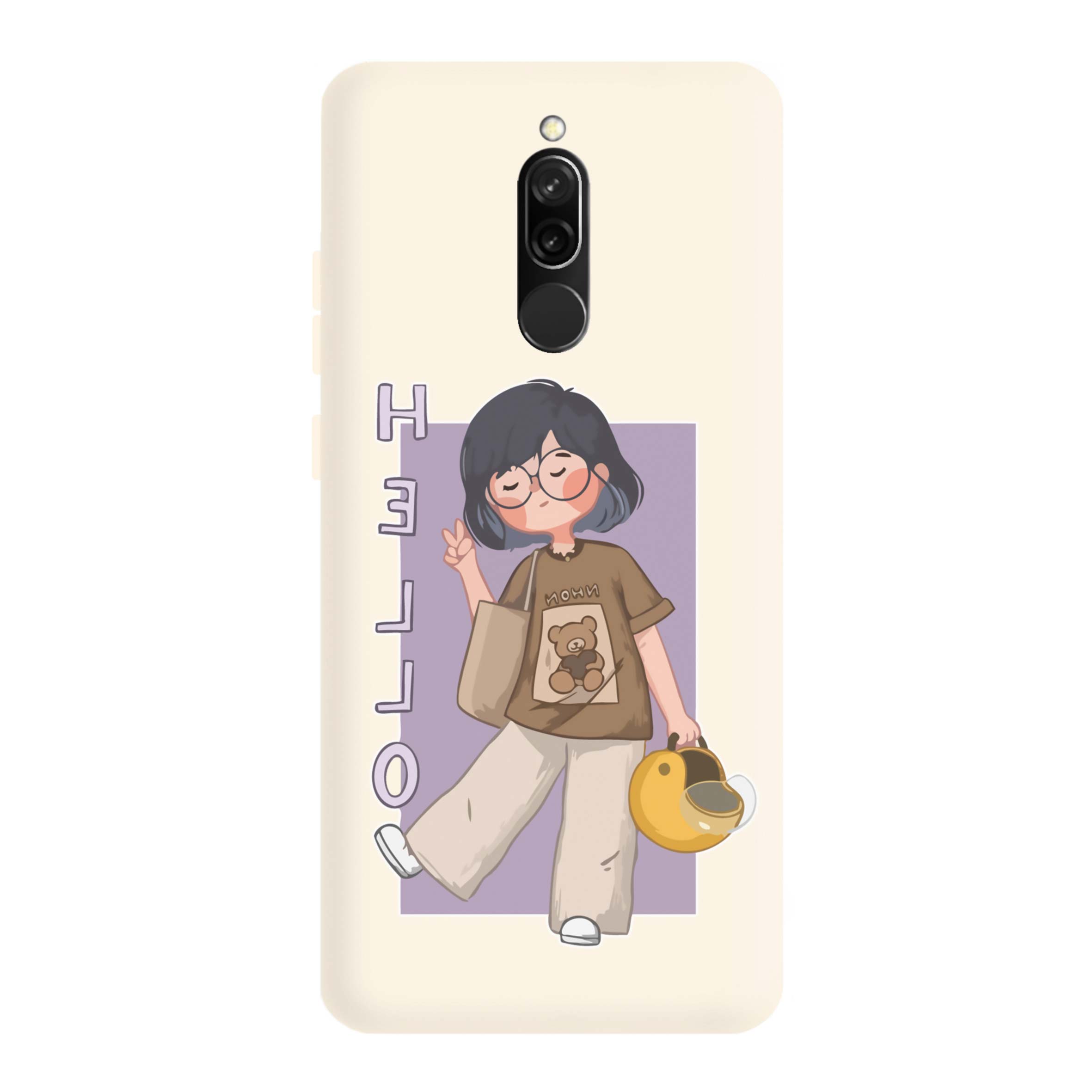 قاب گوشی شیائومی REDMI 8 طرح دخترانه