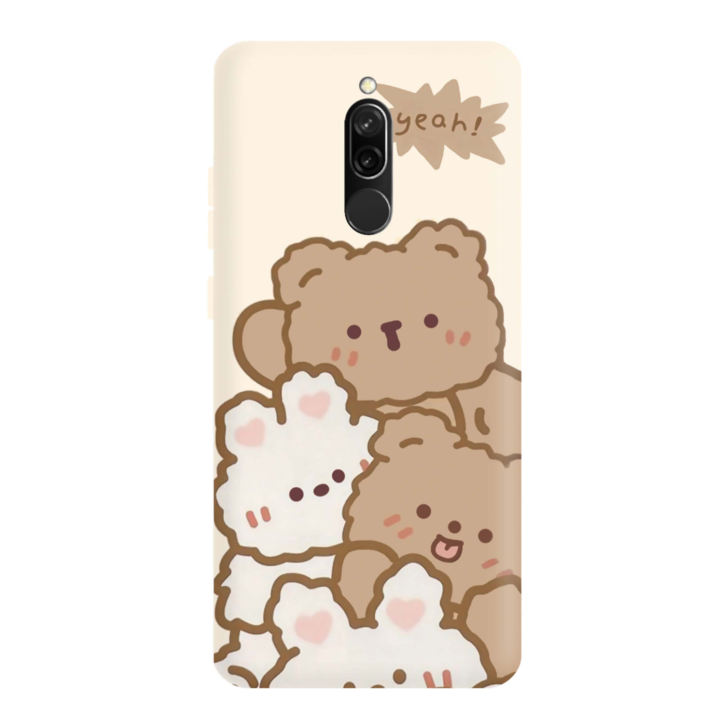 قاب گوشی شیائومی REDMI 8 طرح خرس بیر