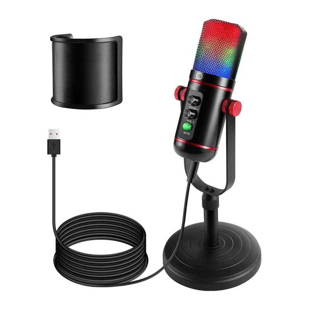 میکروفون USB مدل GA-200 با ظاهر زیبا و کیفیت فوق العاده