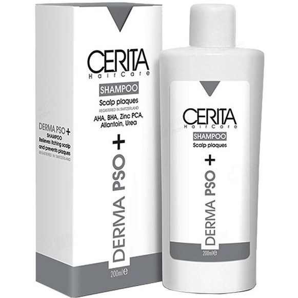شامپو تقویت کننده مو سریتا مدل Derma PSO مناسب برای انواع مو حجم 200 میل