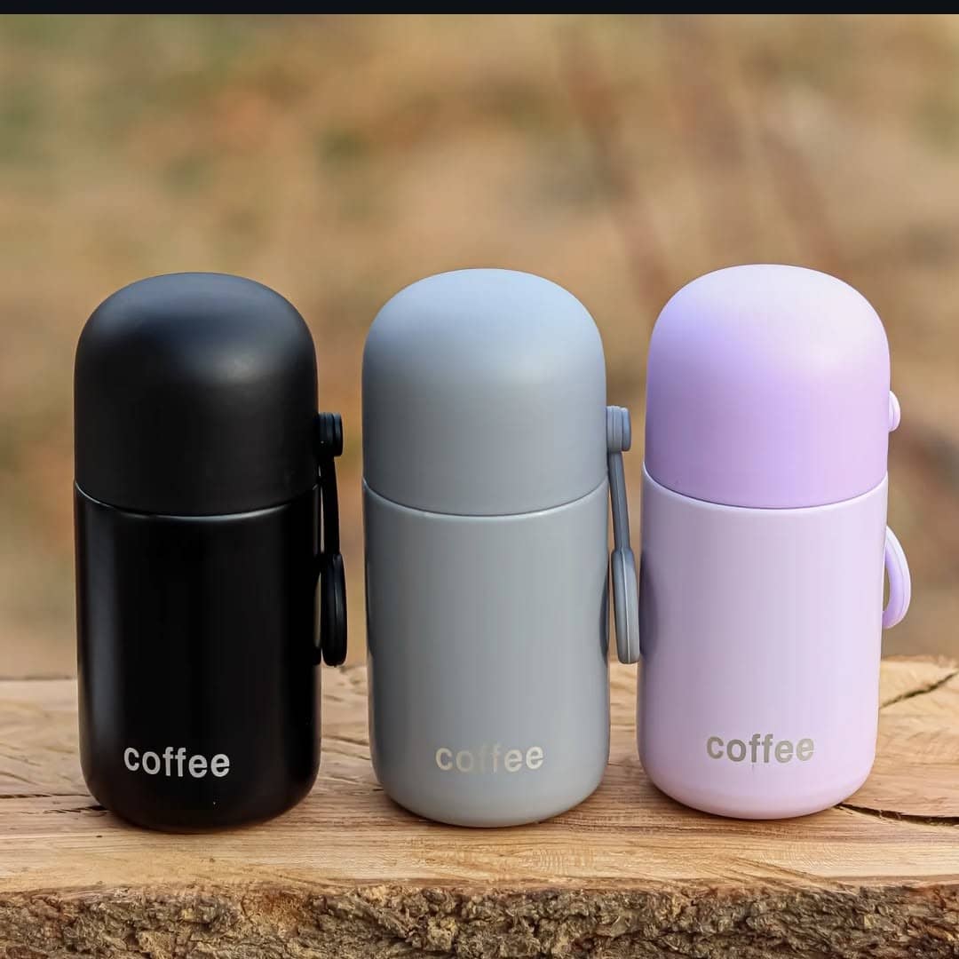 فلاسک استیل کوچک بند دار coffee