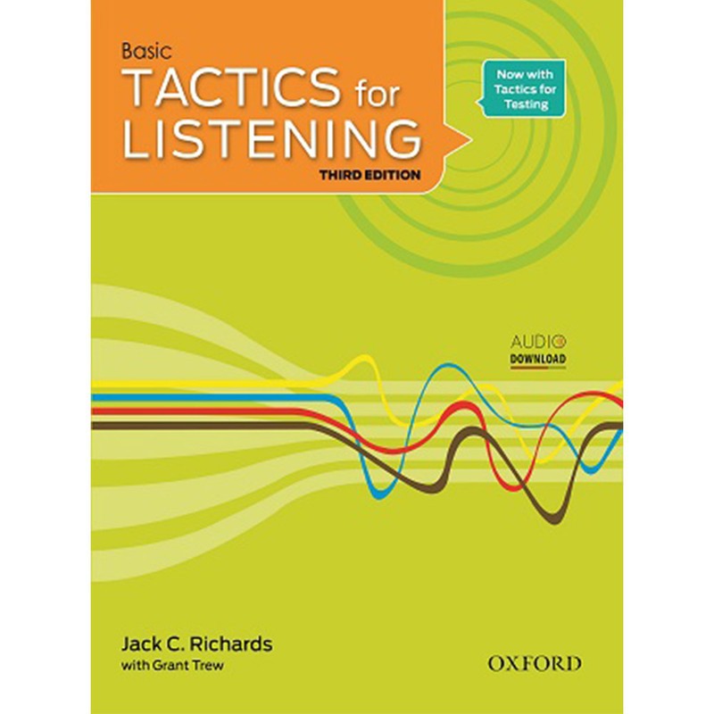 کتاب Tactics for Listening Basic اثر Jack C. Richard and Grant Trew انتشارات Oxford