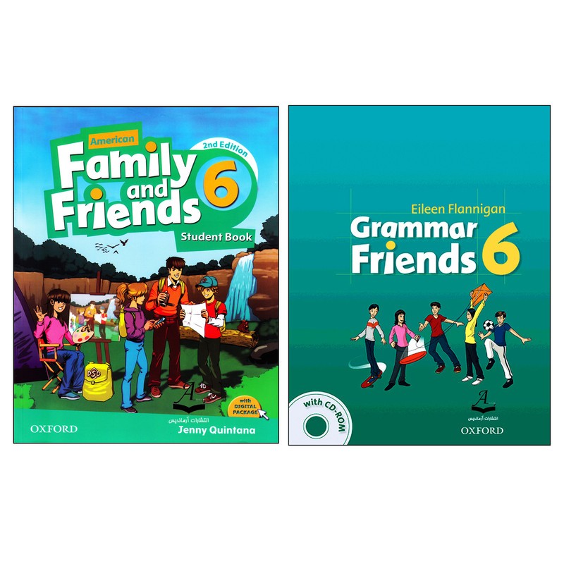 کتاب Family And Friends 6 اثر Jenny Quintana And Eileen Flannigan انتشارات آرماندیس دو جلدی