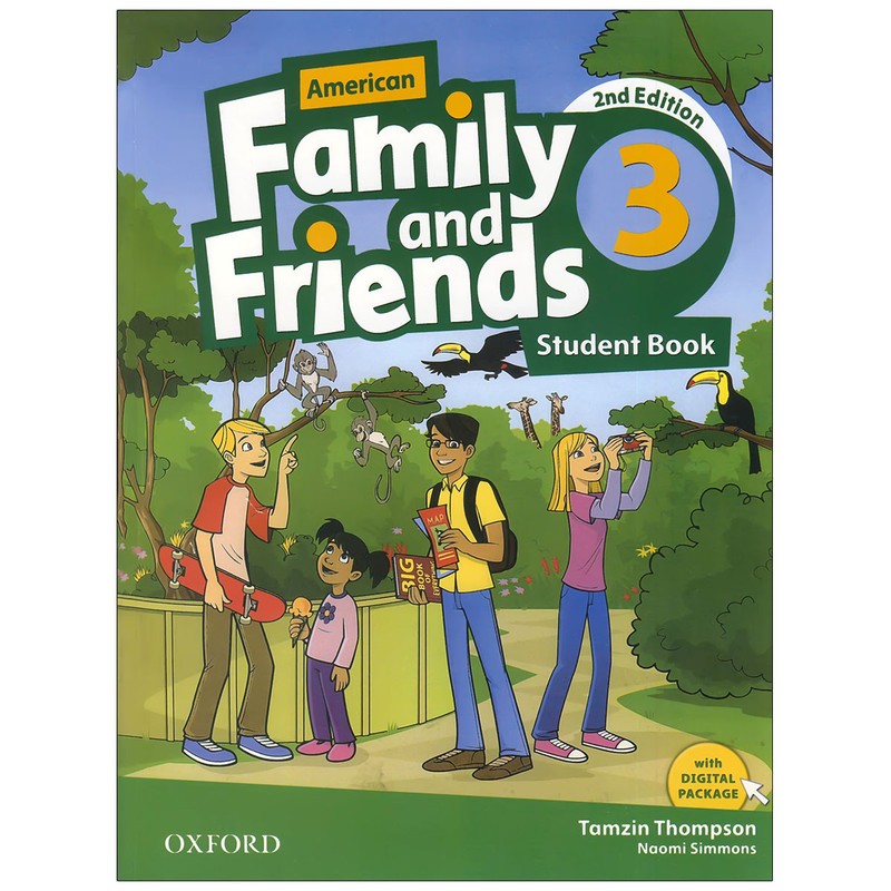 کتاب American Family and Friends 2nd 3 اثر جمعی از نویسندگان انتشارات اکسفورد