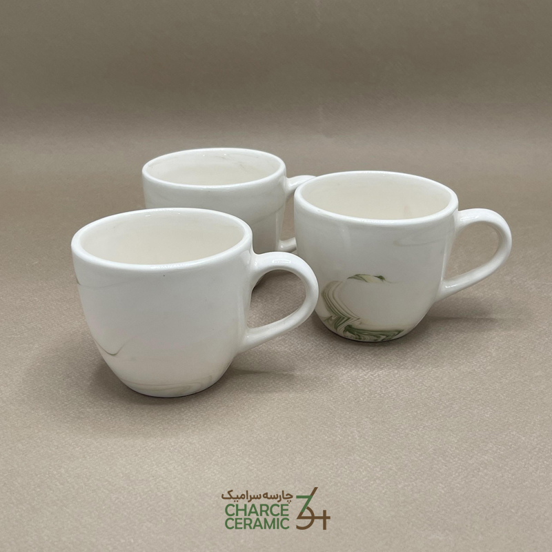 فنجان چای خوری تک نفره ماربل