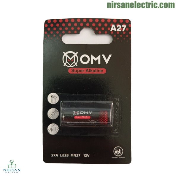 باتری ریموت کنترل OMV مدل A27 آلکالاین