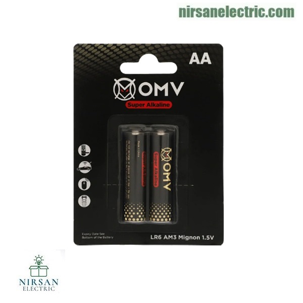 باتری قلمی AA آلکالاین OMV