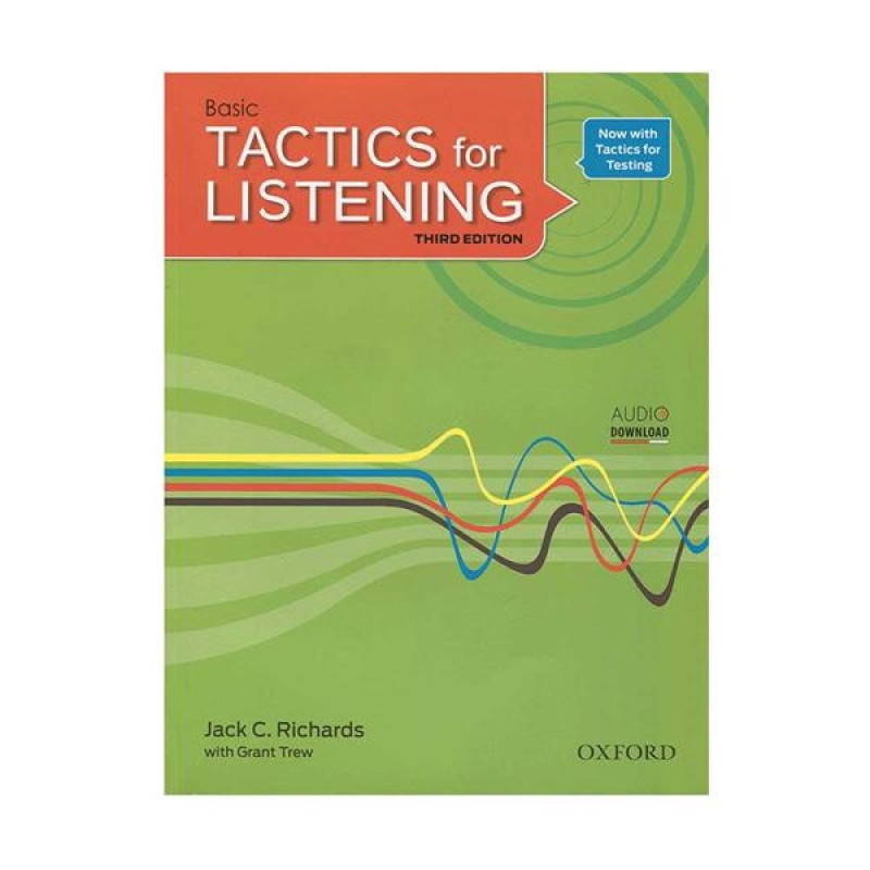 کتاب Tactics for Listening 3rd Basic اثر Jack C. Richards انتشارات اکسفورد