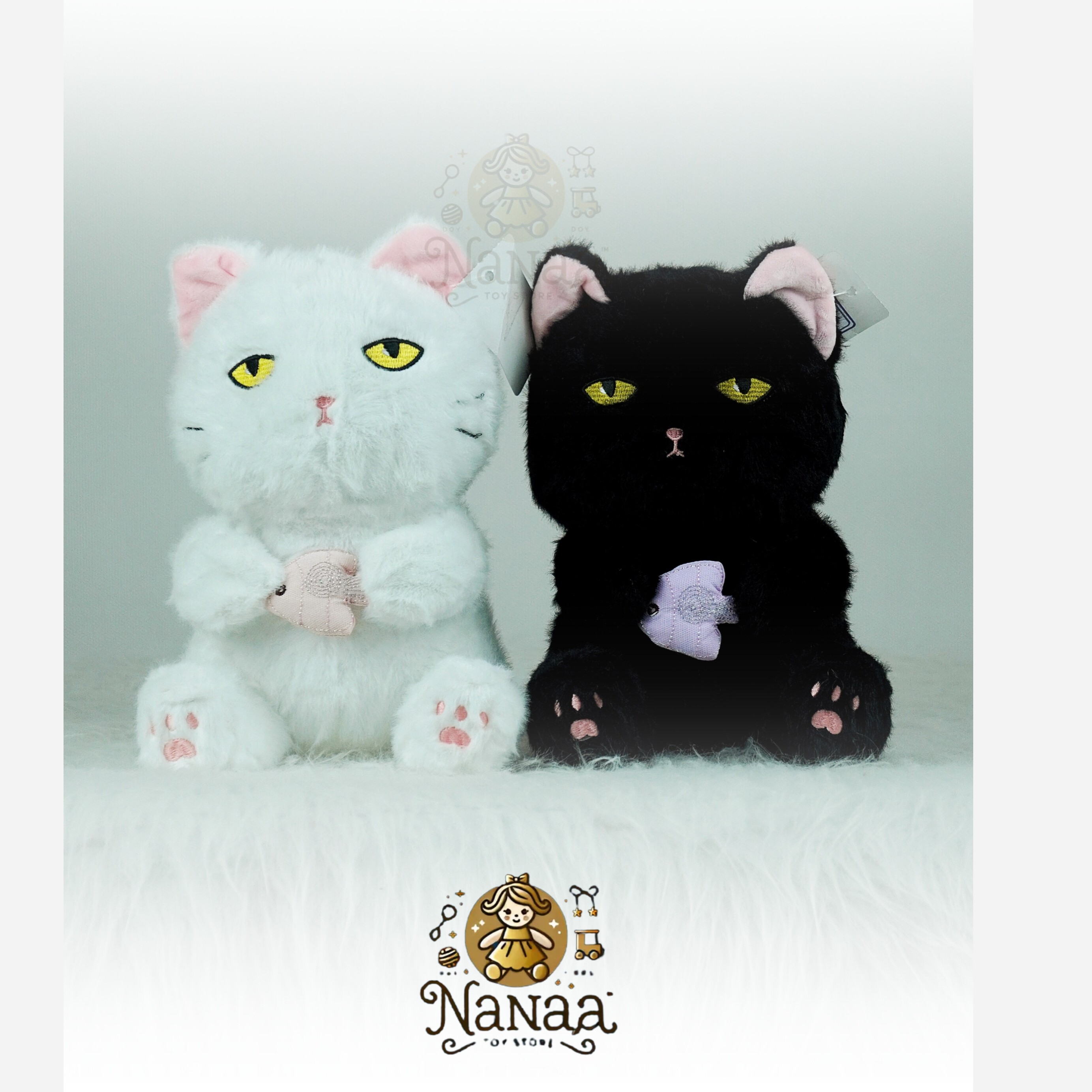 عروسک پولیشی گربه ماهی به دست خارجی و وارداتی