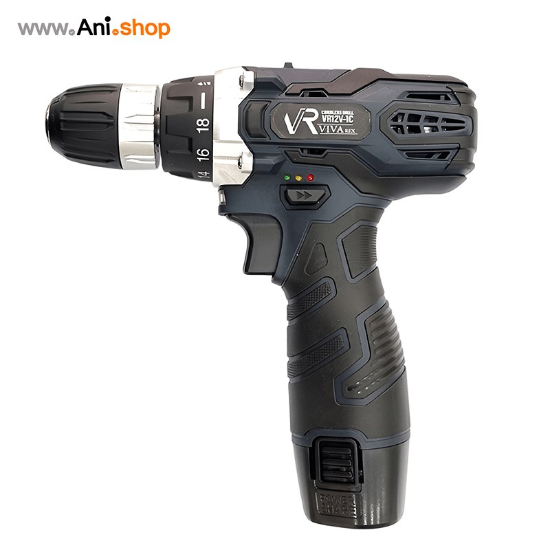 دریل شارژی ویوارکس VR12V-1C تک باتری بدون لوازم اضافی (پس کرایه)