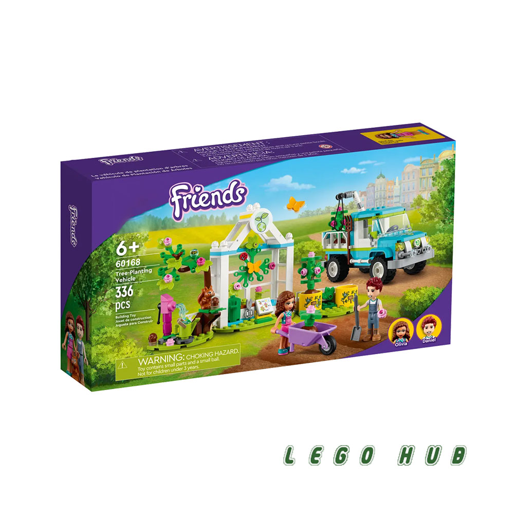 لگو 347 تکه دوستان مدل Tree-Planting Vehicle کد 60168