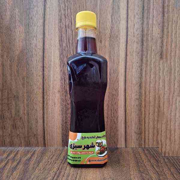شربت توت فرنگی خانگی 650 گرم (پس کرایه)