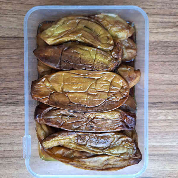 بادمجان سرخ شده 500 گرم (پس کرایه)