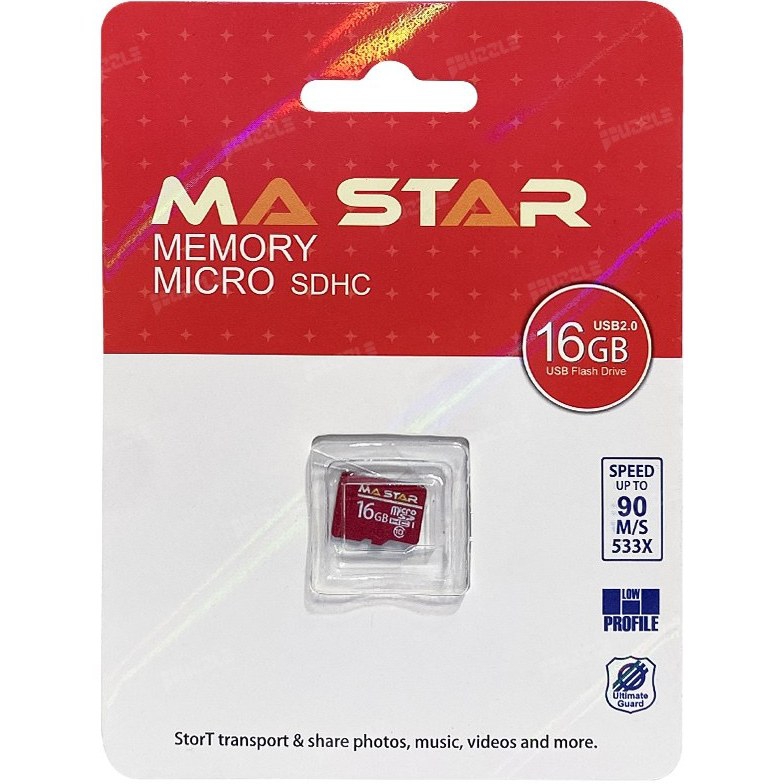 کارت حافظه MA STAR ظرفیت 16 گیگابایت microSDHC سرعت 80MBps