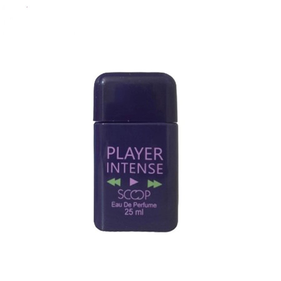 ادکلن مینیاتوری پلیر اینتنس زنانه اسکوپ Scoop Player intense 25 m حجم 25 میل