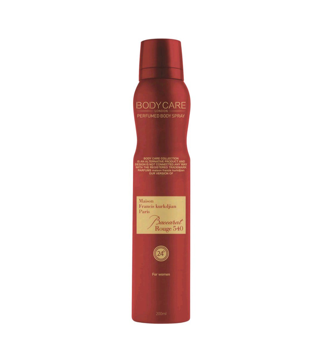 اسپری بدن بادی کر زنانه باکارات رژ BODY CARE BACCARAT ROUGE حجم 200 میل