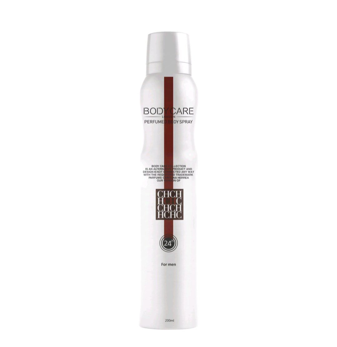 اسپری بدن بادی کر مردانه سی اچ CH for Men حجم 200 میل