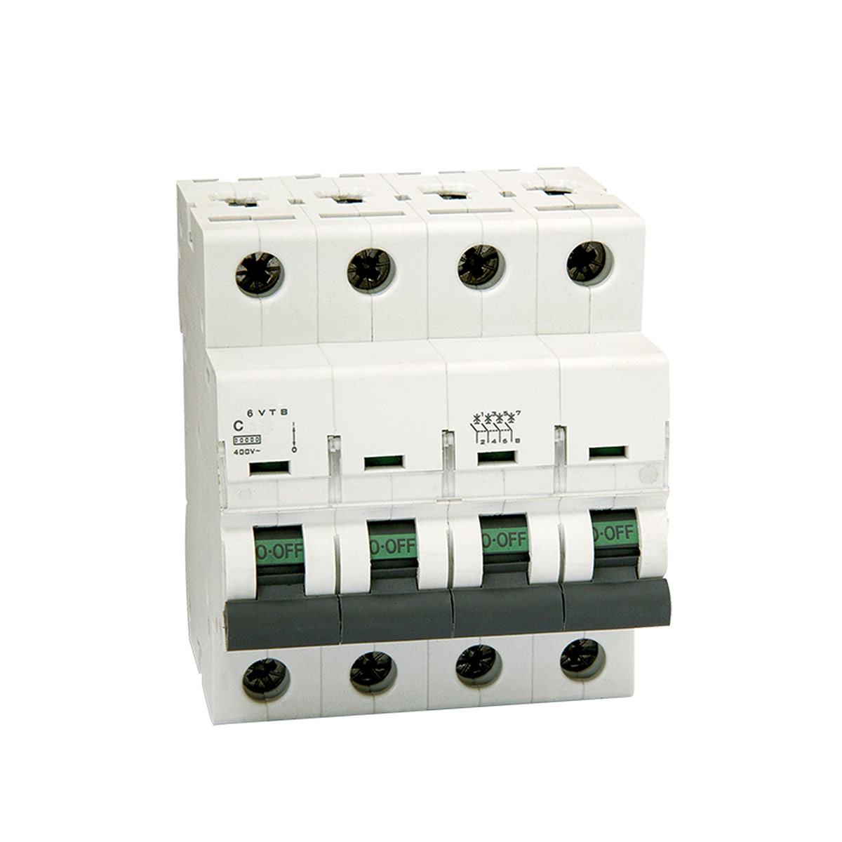 فیوز مینیاتوری سه فاز 6KW چهار پل سری C پارس فانال