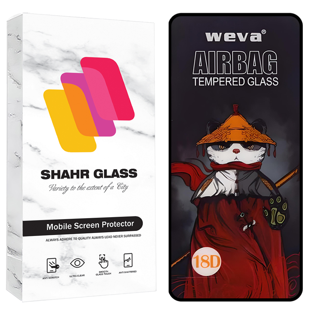 محافظ صفحه نمایش شهر گلس مدل ایربگ پاندا Airbag Panda مناسب برای گوشی موبایل شیائومی Redmi Note 12 4G / Note 12 5G / Poc
