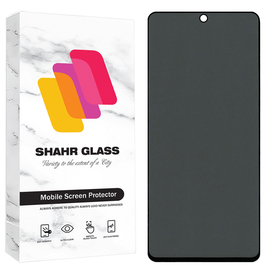 محافظ صفحه نمایش شهر گلس مدل فول حریم شخصی Full Privaci مناسب برای گوشی موبایل شیائومی Redmi Note 10 5G / Note 10T 5G /